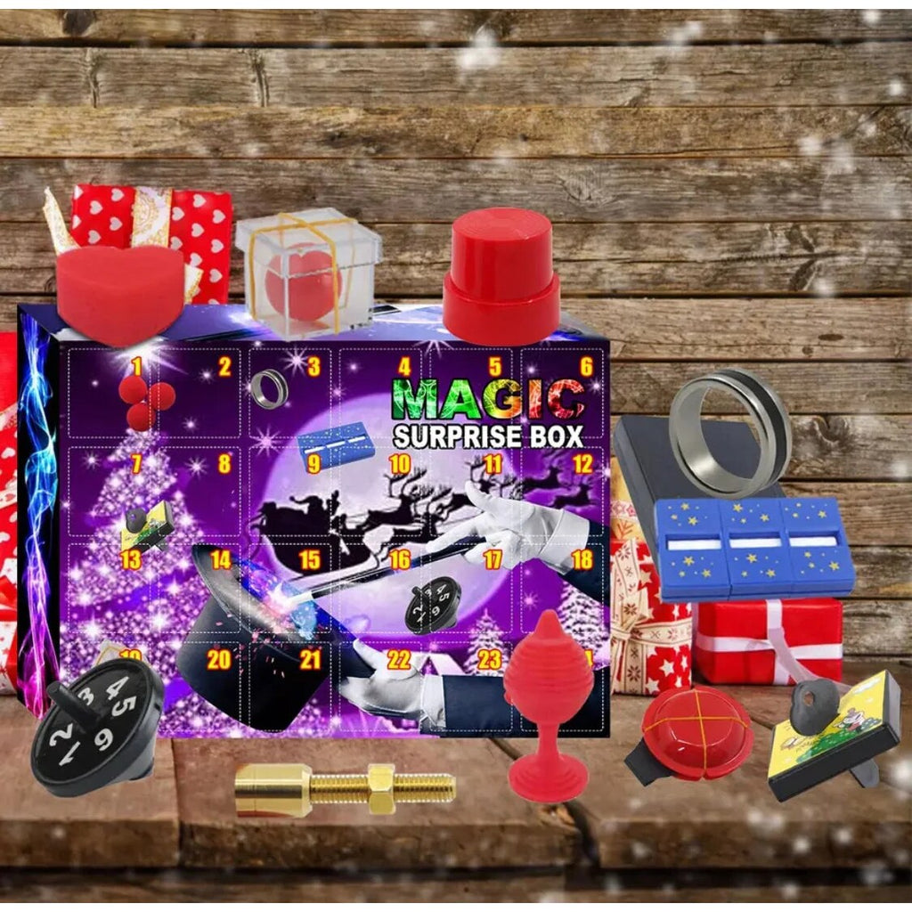 Magic Tricks Advent Calendar – 24 daily surprises, cardboard construction, ages 8+