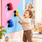 Magnetic Climbing Car – multi-colour toy, smooth surface, interactive play