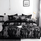 Marble Design Bedding Set – polyester microfibre, easy-care duvet covers