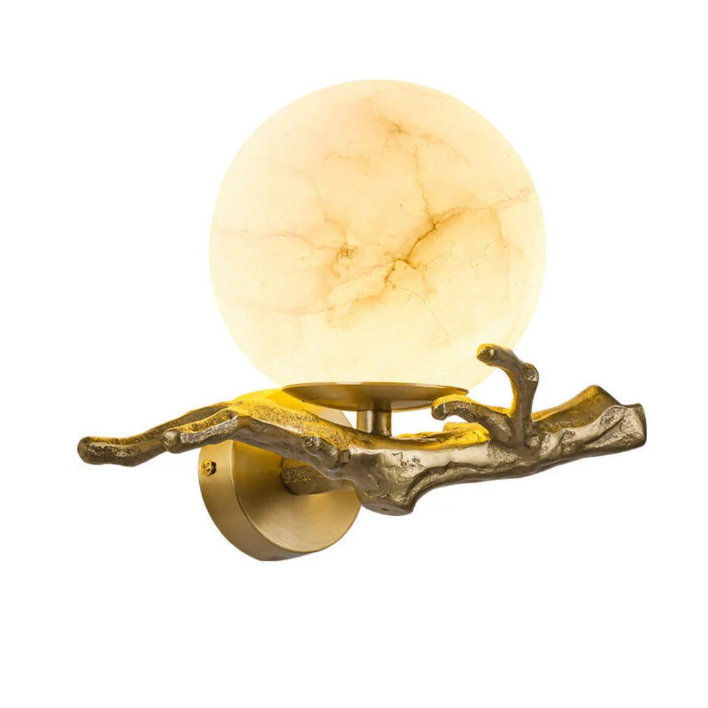 Marble Globe Wall Light
