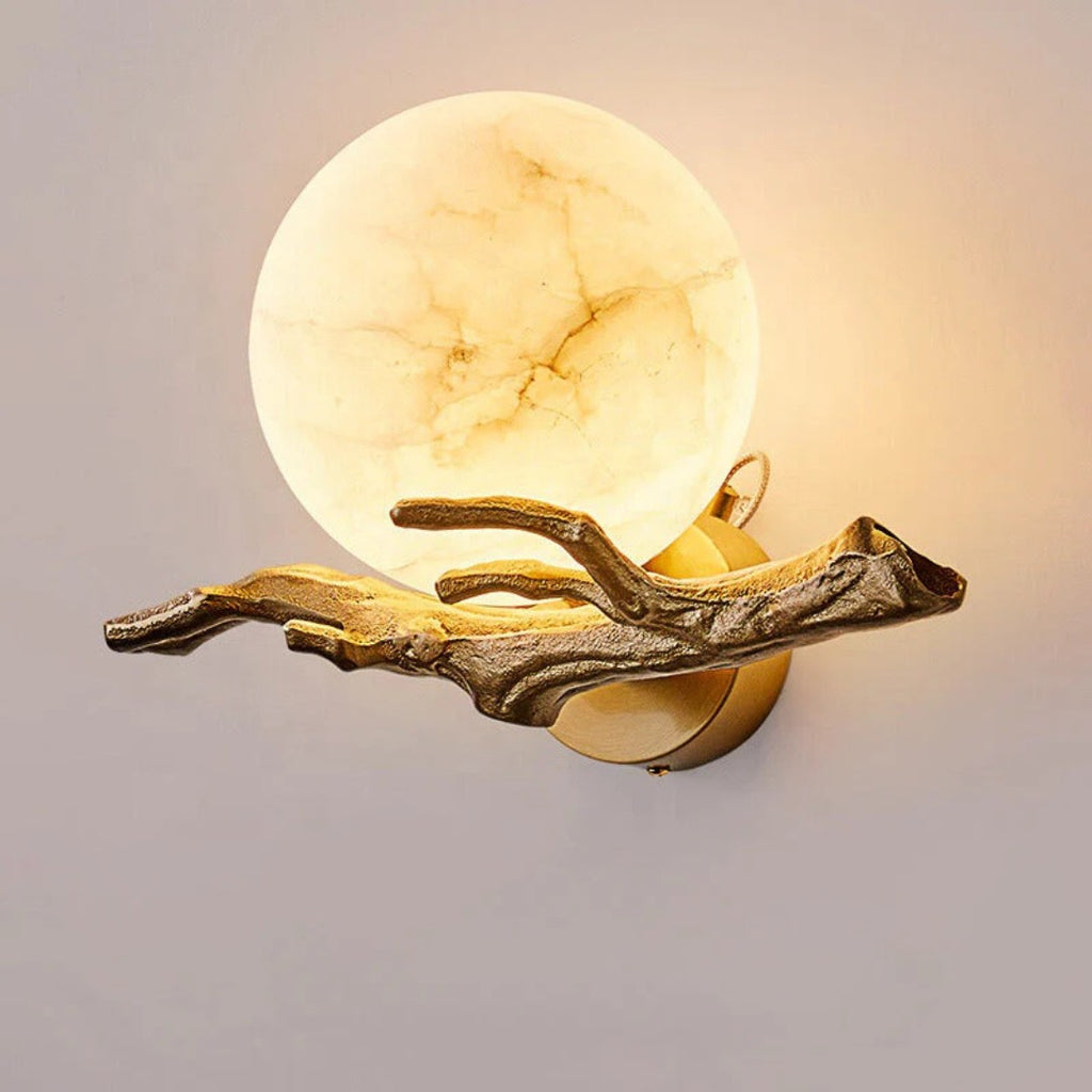 Marble Globe Wall Light