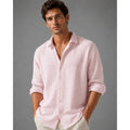Men's Linen Button Shirt – short sleeve, relaxed fit, lightweight