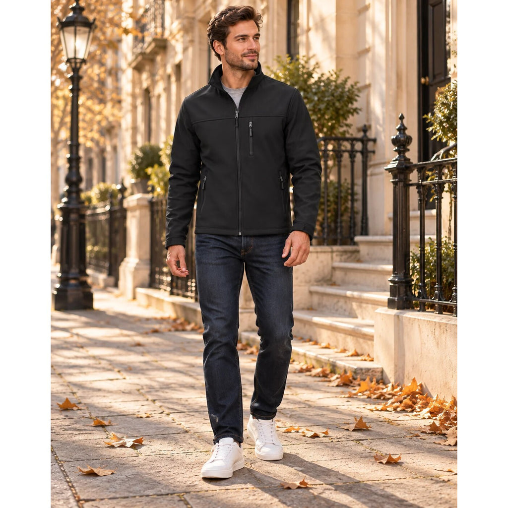 Men's Softshell Jacket – waterproof, fleece lined, lightweight