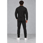Men's Textured Tracksuit – full-zip jacket and tapered joggers