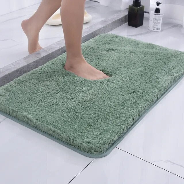 Microfibre Bath Mat – absorbent soft pile, non-slip backing