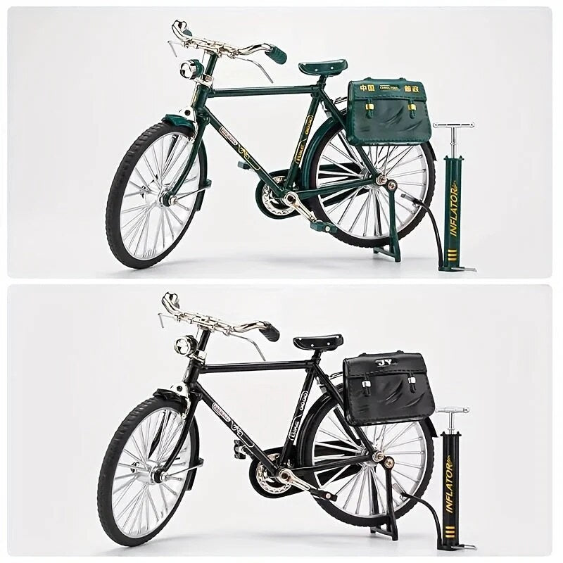 Miniature Bicycle Model – vintage assembly, metal construction