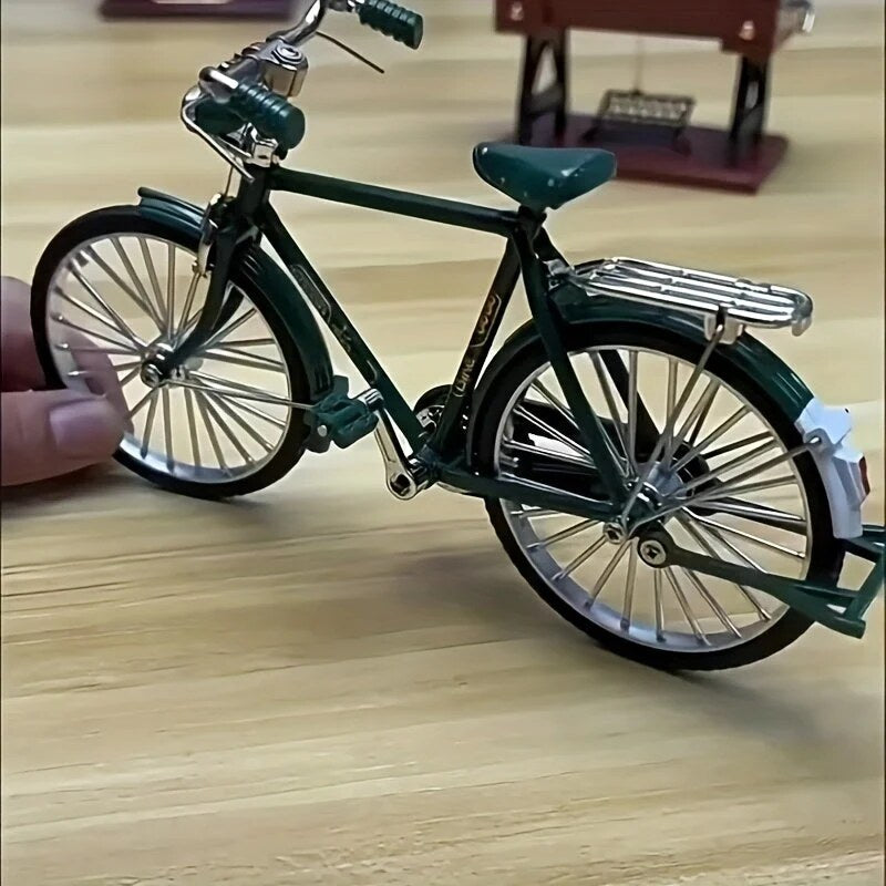 Miniature Bicycle Model – vintage assembly, metal construction