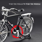Miniature Bicycle Model – vintage assembly, metal construction