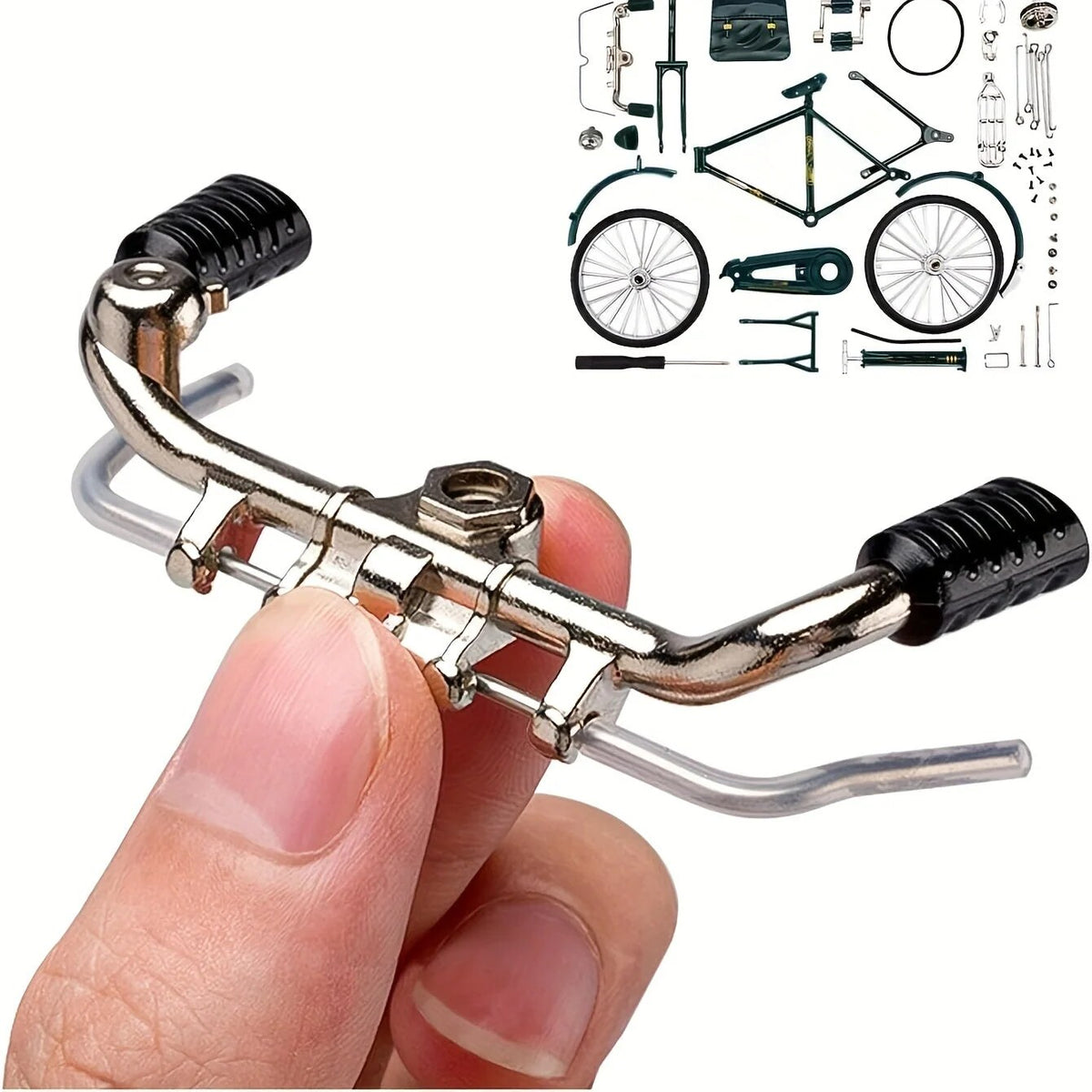 Miniature Bicycle Model – vintage assembly, metal construction