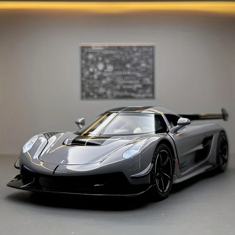 Miniature Sports Car – gold accents, butterfly doors, display model