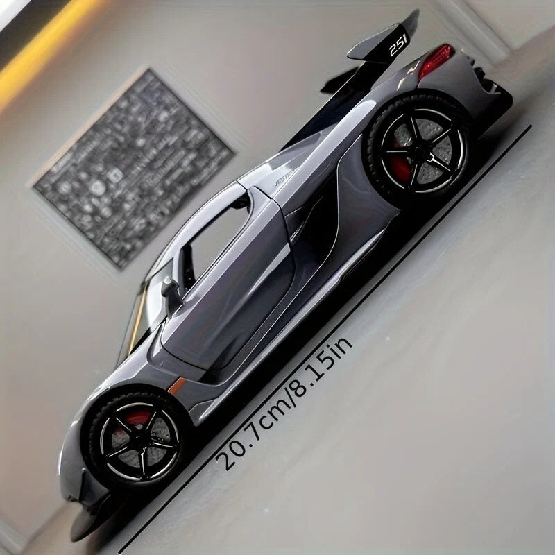 Miniature Sports Car – gold accents, butterfly doors, display model