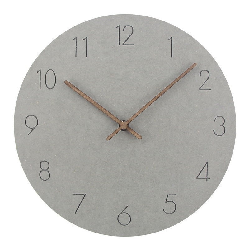 Minimalist Wooden Wall Clock