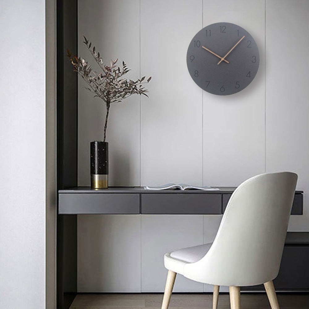 Minimalist Wooden Wall Clock
