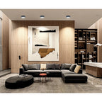 Modern Flush Mount Ceiling Light – matte iron, seven colours