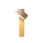 Modern Wooden Wall Light – natural matte finish, slim design