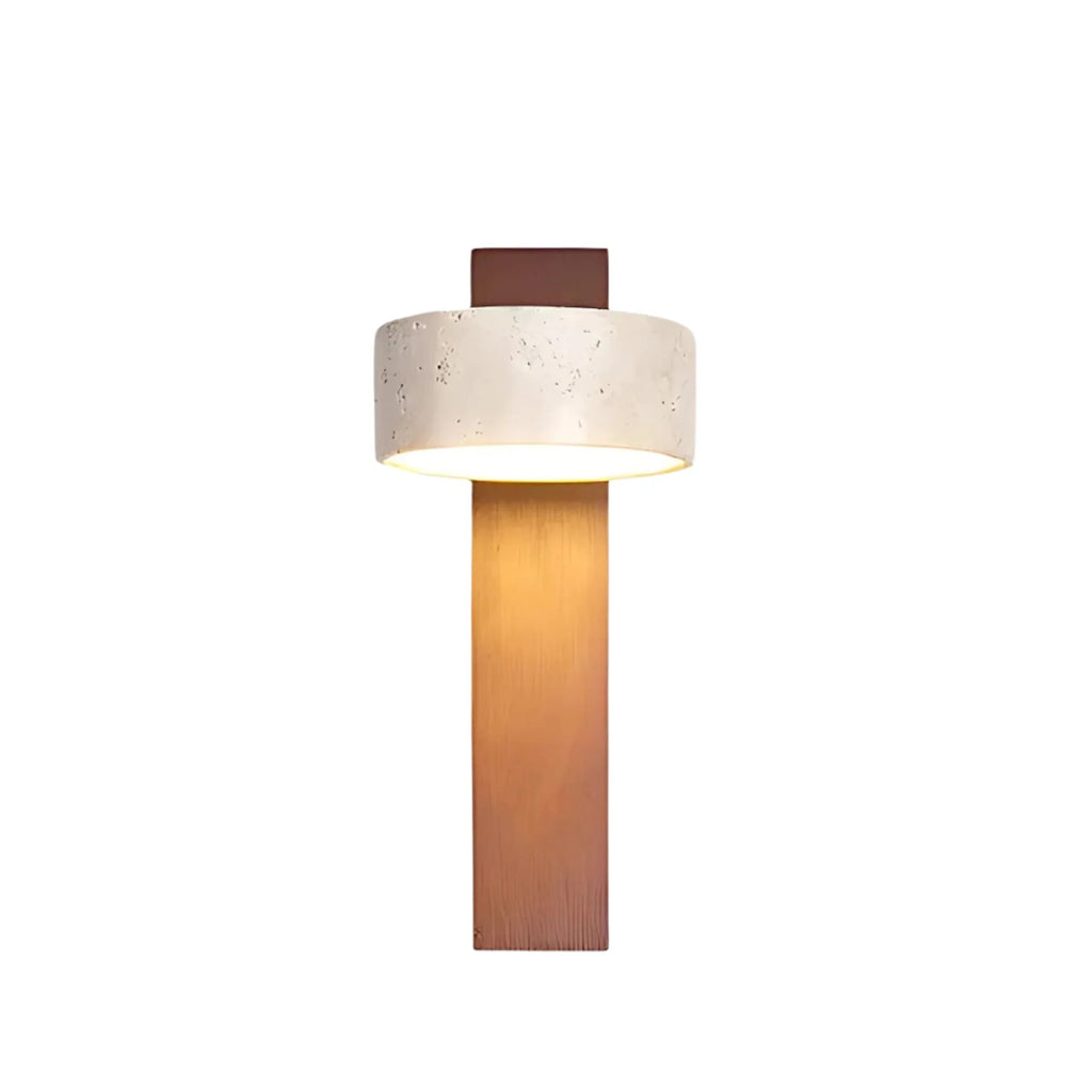 Modern Wooden Wall Light – natural matte finish, slim design