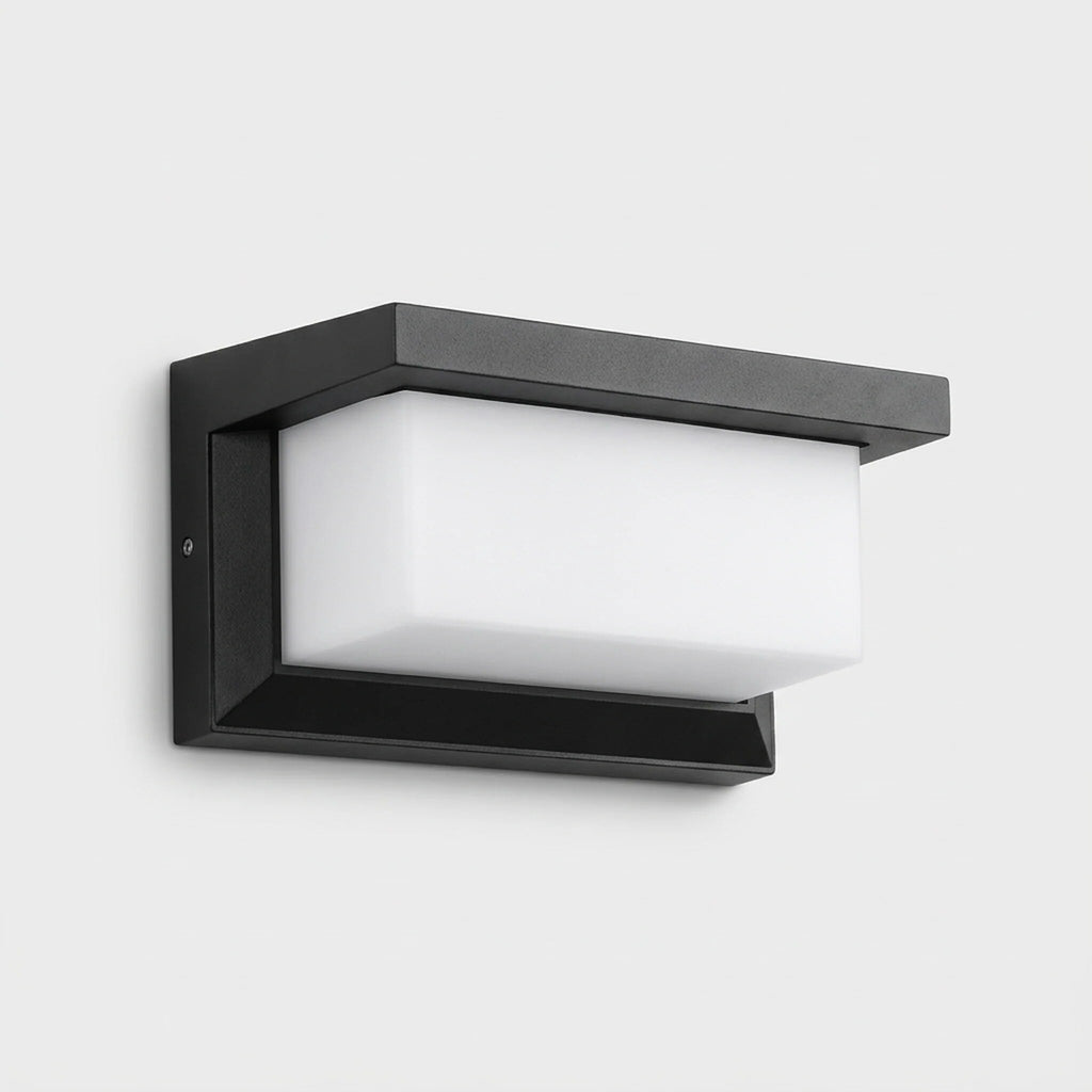 Motion Sensor Wall Light – modern aluminium, automatic activation