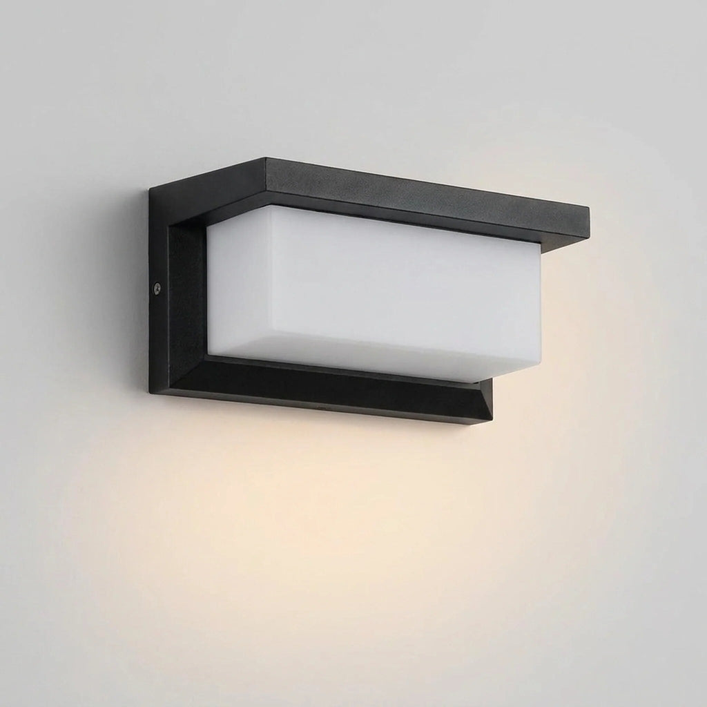 Motion Sensor Wall Light – modern aluminium, automatic activation
