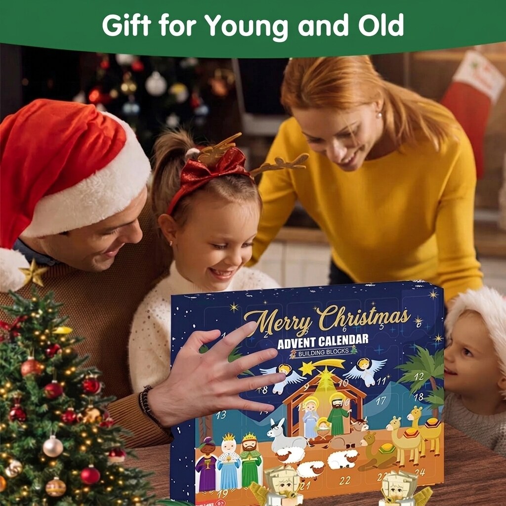 Nativity Advent Calendar – 24 daily building sets, complete scene