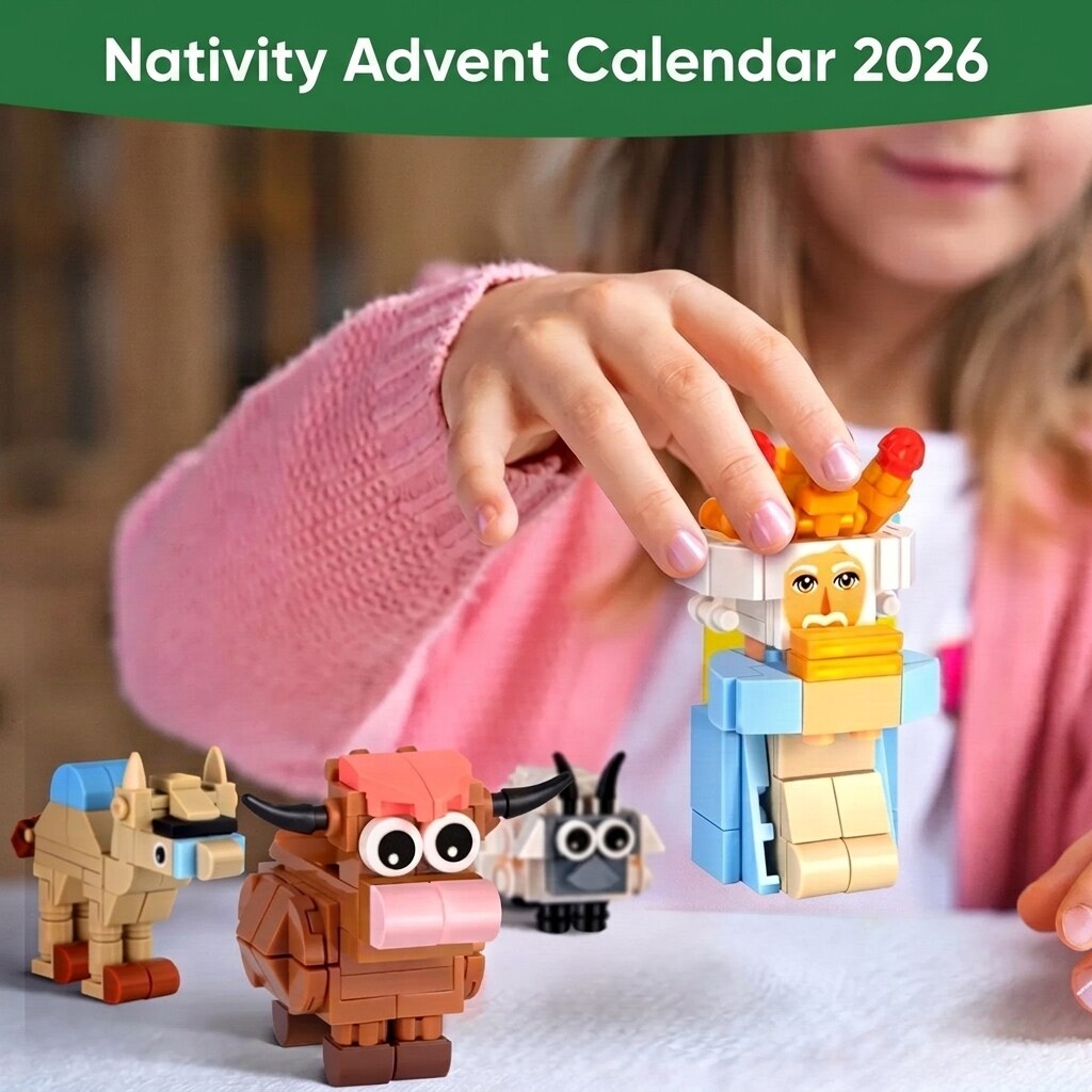 Nativity Advent Calendar – 24 daily building sets, complete scene