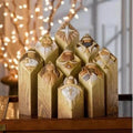 Nativity Pillar Set – nine resin figures, engraved details