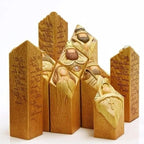 Nativity Pillar Set – nine resin figures, engraved details