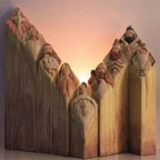 Nativity Pillar Set – nine resin figures, engraved details