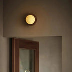 Natural Wood Wall Light – globe shade, warm or tri-colour