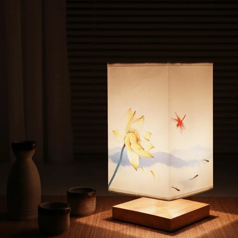 Oriental Blossom Table Lamp