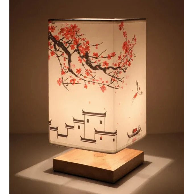 Oriental Blossom Table Lamp