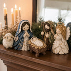 Patchwork Nativity Sewing Kit – hand stitched, pre-cut fabric pieces