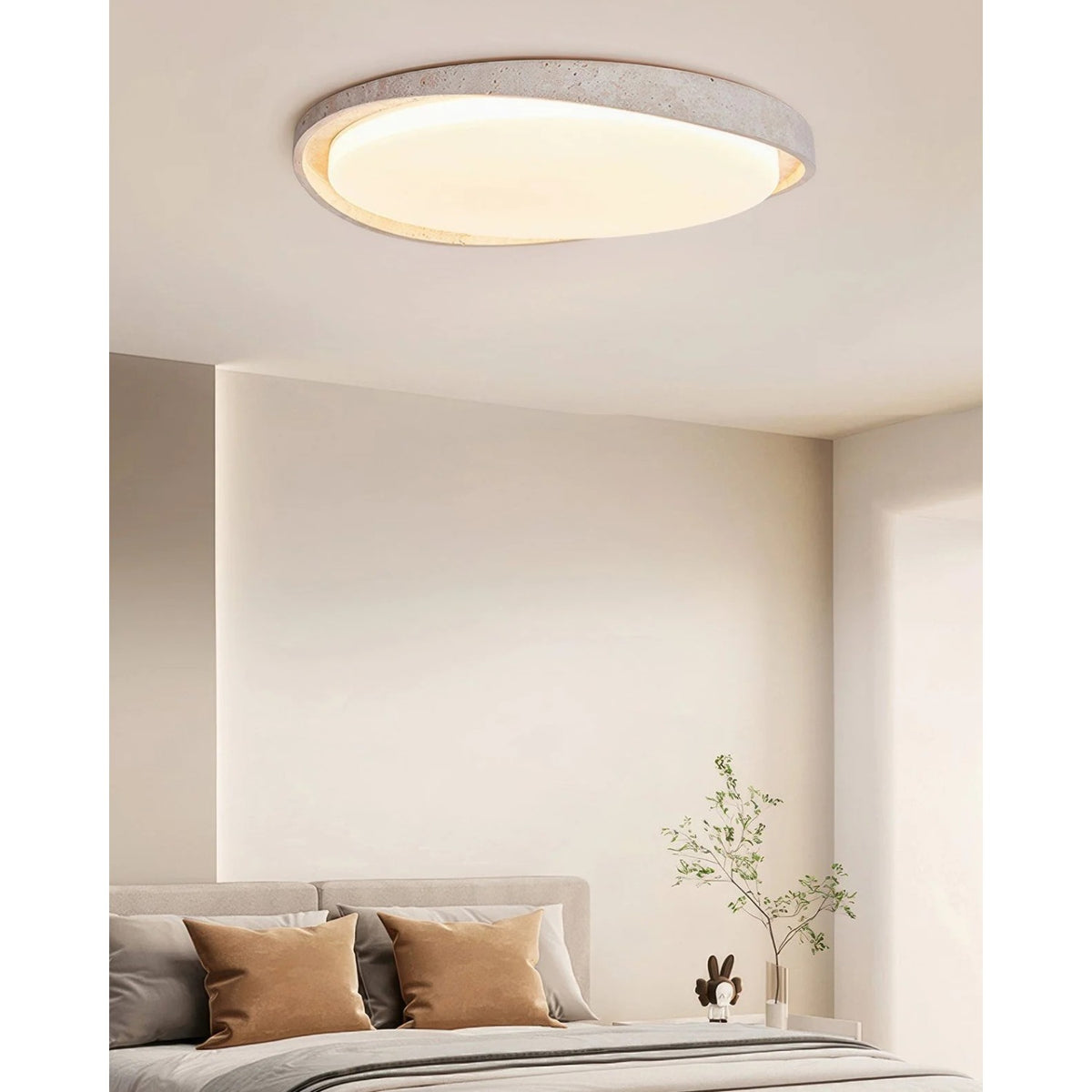 Pebble Flush Ceiling Light