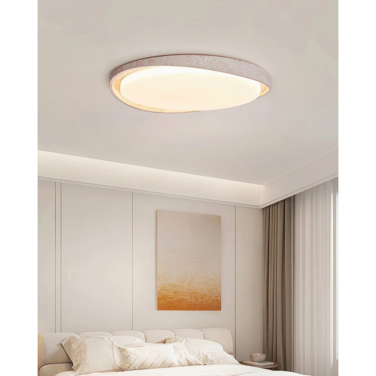 Pebble Flush Ceiling Light