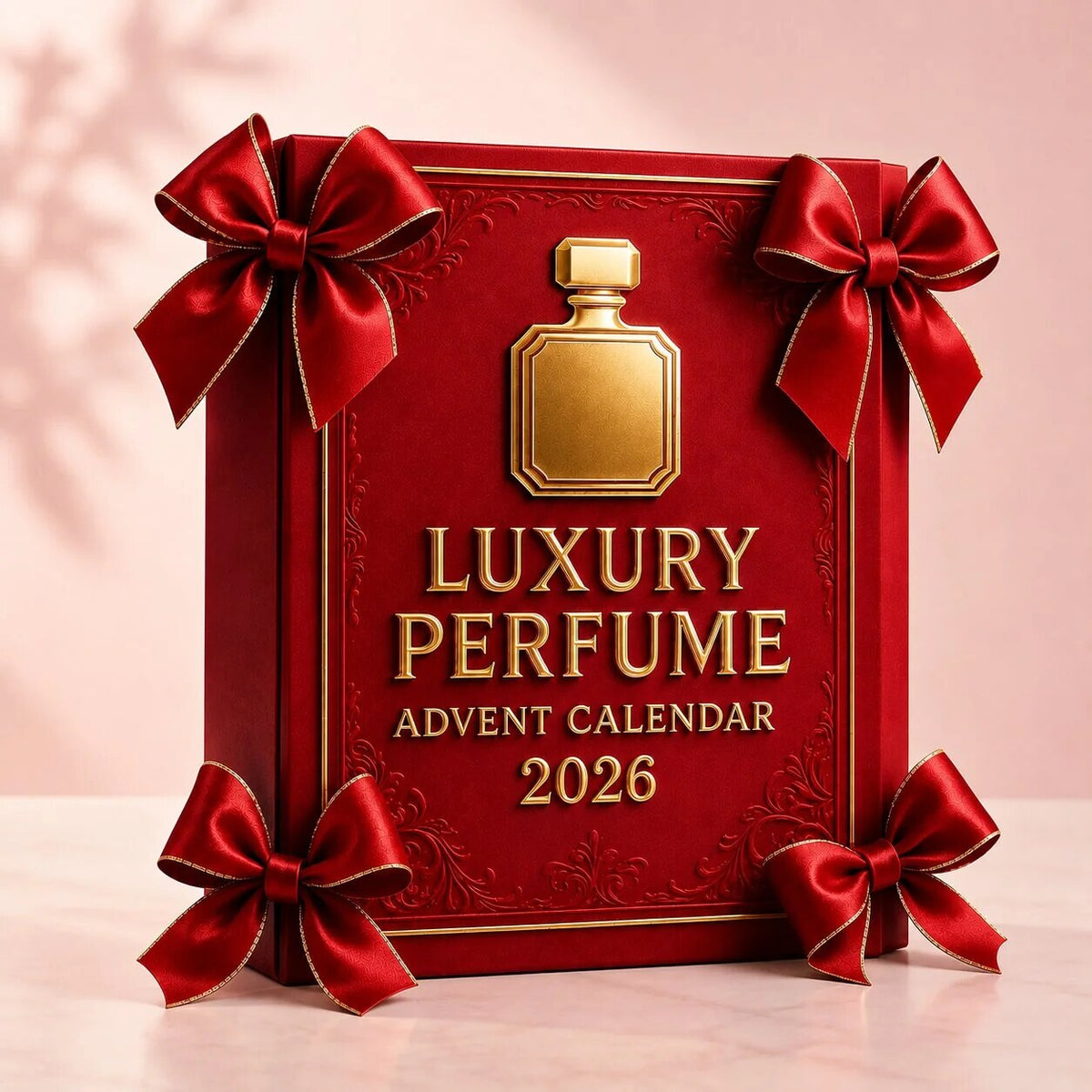 Perfume Advent Calendar – decorative ornaments, elegant aesthetic
