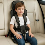 Portable Car Seat – five-point harness, booster type, compact