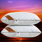 Quilted Bed Pillow – polyester fill, washable cover, choice of lofts