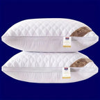 Quilted Bed Pillow – polyester fill, washable cover, choice of lofts