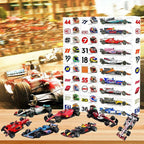 Race Car Advent Calendar – 24 models, paper box, desk display
