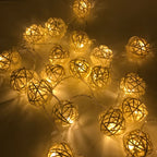 Rattan Ball Fairy Lights