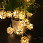 Rattan Ball Fairy Lights