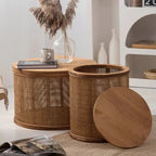 Rattan Side Table