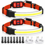 Rechargeable Headlamp – wide-angle beam, USB charging, 1000 lumens