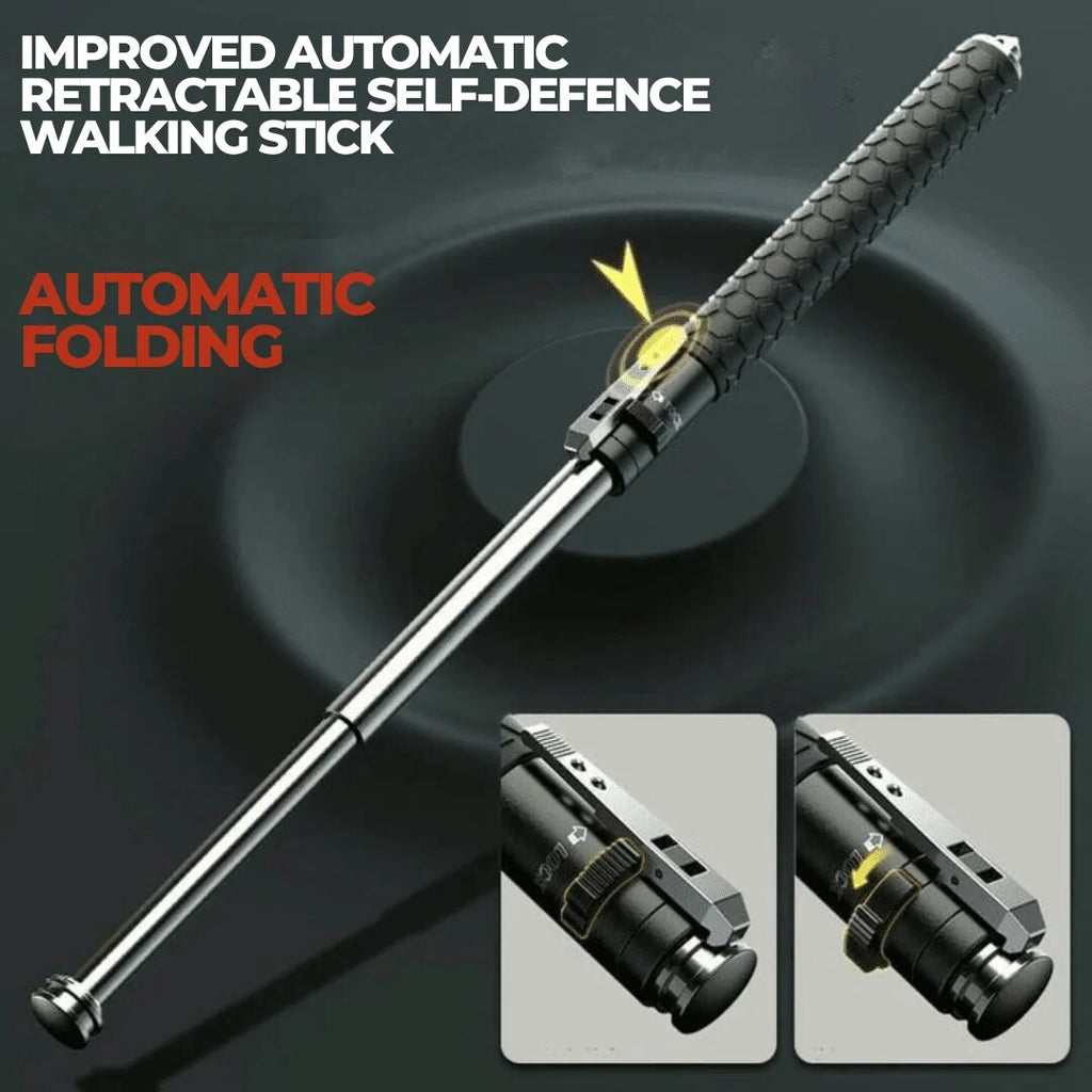 Retractable Walking Stick – aluminium alloy, ergonomic grip