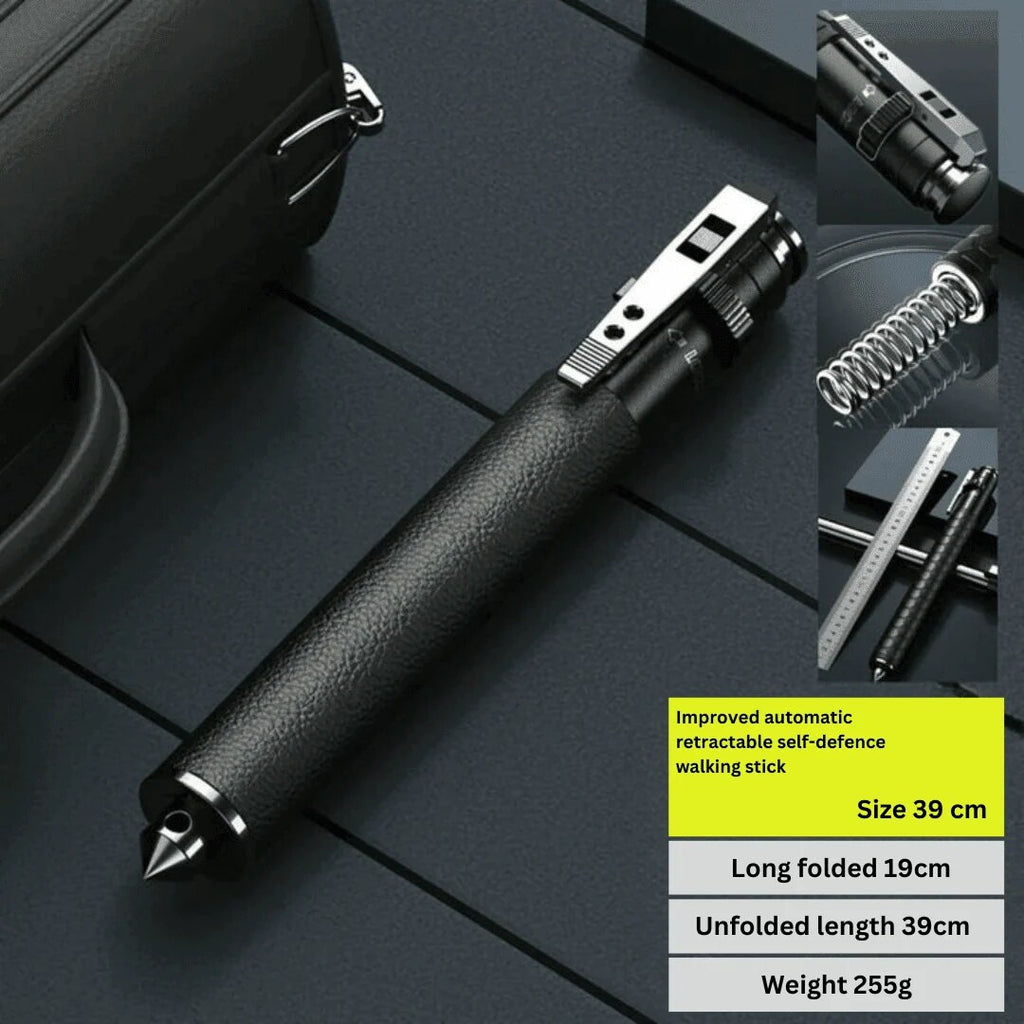 Retractable Walking Stick – aluminium alloy, ergonomic grip