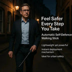 Retractable Walking Stick – aluminium alloy, ergonomic grip