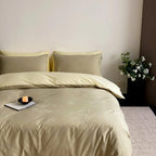Reversible Cotton Satin Bedding – jacquard texture, machine washable