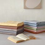 Reversible Satin Bedding Set – silky-matte finish, hotel closure