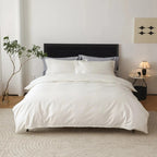 Reversible Satin Bedding Set – silky-matte finish, hotel closure