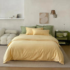 Reversible Satin Bedding Set – silky-matte finish, hotel closure
