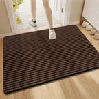 Ribbed Doormat – absorbent pile, non-slip backing, polyester